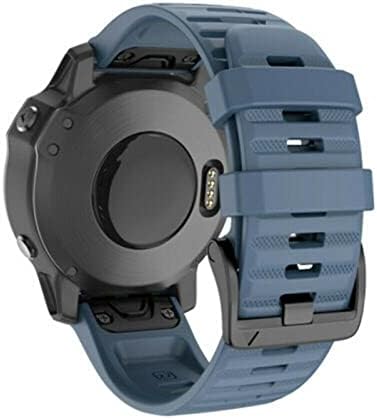 IENYU 26 20 22mm Silicon Quick Release Watchband curea pentru Garmin Fenix 7x 6x ceas EasyFit curea de bandă pentru încheietura mâinii