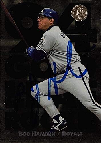 Autograf depozit 622955 Bob Hamelin Card de baseball autografat - Kansas City Royals - 1994 Leaf Gold Rookie No.11