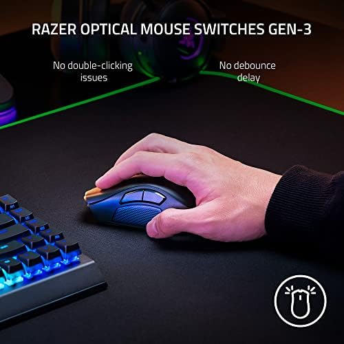 Razer Naga V2 Pro Wireless MMO Gaming Mouse Mouse Dock Pro cu pachetul de încărcare wireless