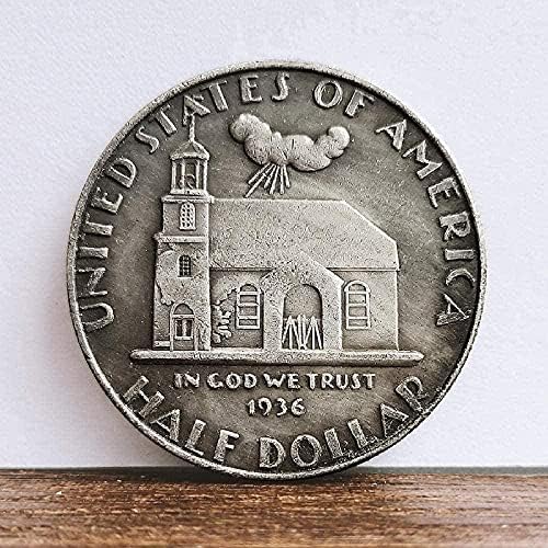 1638 Statele Unite Delaware 300th Anniversary Monedă de argint Monedă de argint Copie străină pentru camera de acasă decor
