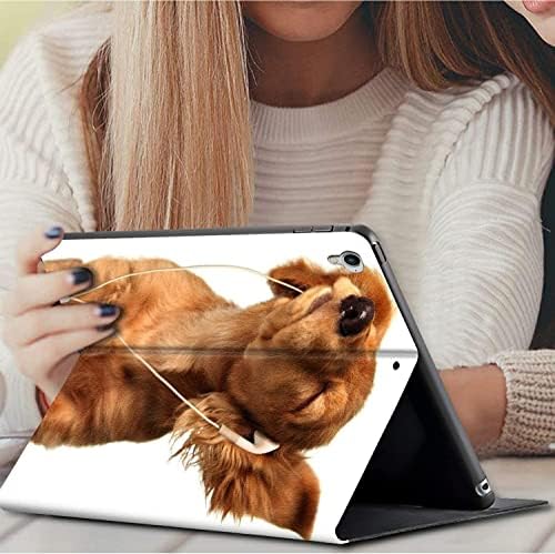 Pentru iPad 9.7 2018/2017 Cazul, IPad 6/5 Generation Caz, Fuyocwe reglabil Folio Smart Cover Stand Stand Controof Case pentru 9,7 inci iPad 5/6 Gen și iPad Air 1/2 - Cocker Spaniel Puppy Dog Puppy Dog