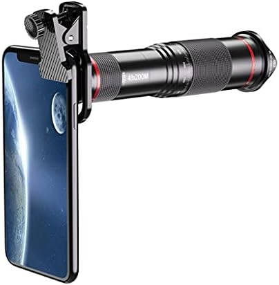Houkai 48x Telescopul optic Telescopul Telescoase Clip pentru camera telefonului mobil mobil cu trepied selfie