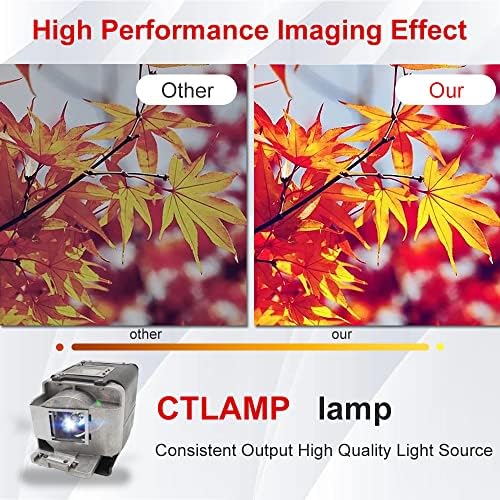 CTLAMP A+ Calitate RLC-076 RLC-076 Bulb de proiectare de înlocuire cu carcasă compatibilă cu Viewsonic Pro8600 Pro8520HD