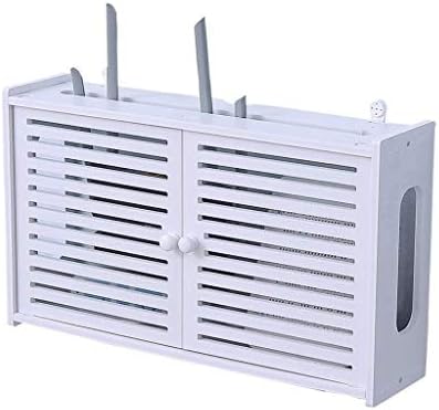 Uxzdx Cujux Wall Shelf Modern Mount Wall Ploting Shelf TV Consola pentru cutii de cablu/routere