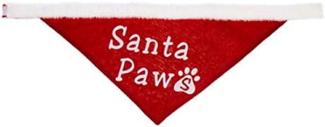 Ganz Dog Guler Holiday Christmas Bandana Triunghi Bib ~ Alegeți dintre trei fraze diferite