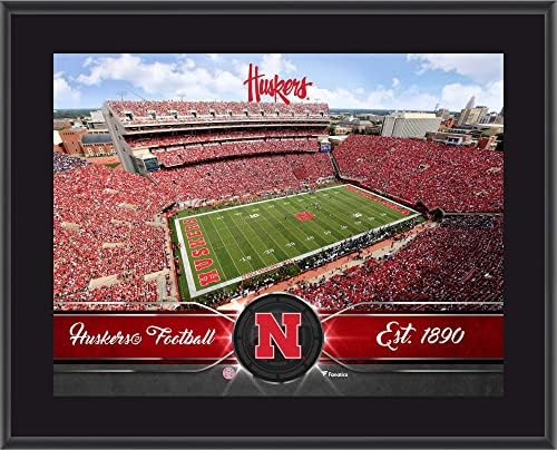 Nebraska Huskers 10.5 x 13 Sublimated Team Plaque - College Team Plaques and Collages