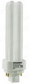 Osram Sylvania Dulux S / E lampă fluorescentă compactă, 13 wați, 46 volți, T4, alb cald
