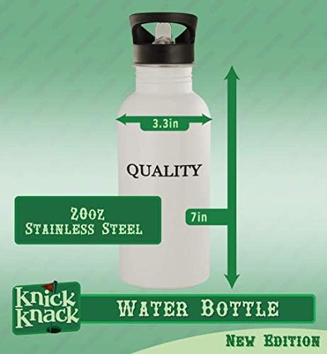 Cadouri Knick Knack definement - Sticlă de apă din oțel inoxidabil 20oz, argint