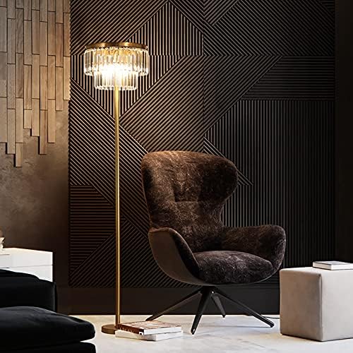 Lampă de podea de cristal lampă de masă modernă dormitor de living noptieră americană lumină de lux Crystal Crystal Iluminat