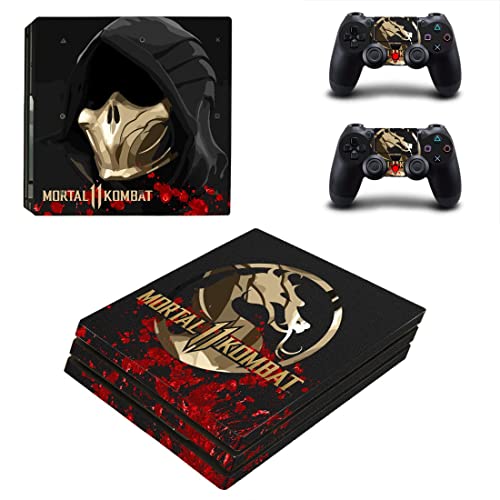 Pentru PS4 PRO - Game Ninja Mortal Best War Kombat X PS4 sau PS5 Sticker Skin pentru PlayStation 4 sau 5 Consola și controlere