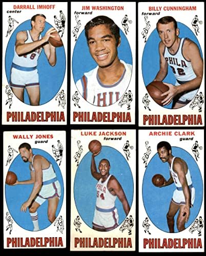 1969-70 Topps Philadelphia 76ers Echipa Set Philadelphia 76ers VG 76ers