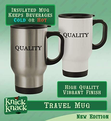 Cadouri Knick Knack NAUSEA - 14oz din oțel inoxidabil hashtag cana de cafea, argint