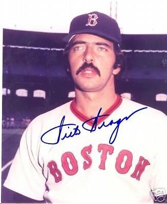 Dick Drago Boston Red Sox a semnat 8x10
