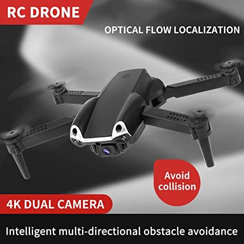 Goolrc mini drone cu cameră pentru copii și adulți, 4K HD Dual Camera FPV Drone, RC Quadcopter cu evitare a obstacolelor, zbor