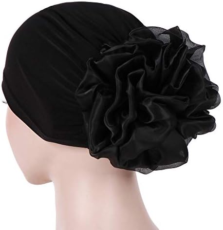 Operațiunea Yiyi femei mare floare Turban pălărie cap wrap Pălării cancer Chemo Beanie Cap căderea părului acoperi