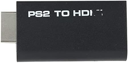 PBKinkm Portabil PS2 la 480i/480p/576i Convertor video audio cu ieșire de 3,5 mm acceptă toate modurile de afișare