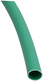 NOU LON0167 25M 0.08in Prezentat Dia Pololefin Eficacitate fiabilă Flacără Retardant Tub verde pentru repararea sârmei