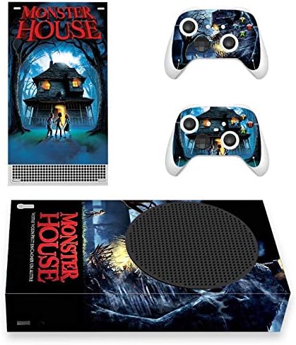 Family Monster Cartoon Movie Game Console Series S Console și Controller Set Skin, Kit Decal Wrap Wrap