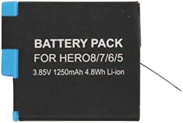 AHDBT-801 înlocuirea bateriei pentru camera GoPro HERO7 Negru-Compatibil cu SPJB1B baterie complet decodat
