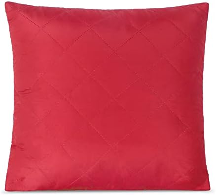 Perne frumoase aruncate de casă, set de 2 perne de aruncare roșie, 14 x 14 inci pernă decorativă pentru canapea/pat, perne