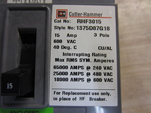 Cutler Hammer RHF3015 Eaton Circuit Breaker