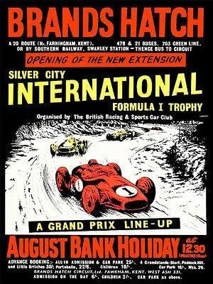1953 Brands Hatch Grand Prix Race - Magnet de publicitate promoțională