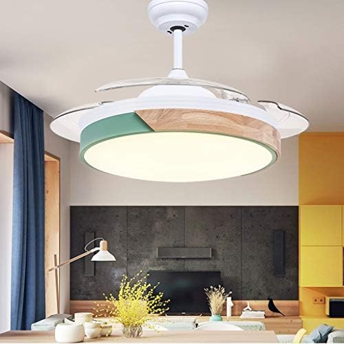Lămpi de tavan omoons Ventilatoare de tavan cu lampă ventilator de tavan lumină retractabilă acasă frecvență ventilator de