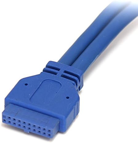 STARTECH.COM 2 PANEL PORT MONTABIL USB 3.0 Cablu - USB A TO PLOADER CABLA FLOVER F/F, BLUE
