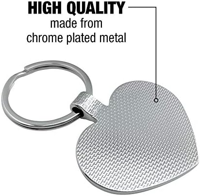 New Mexico State Aggies Logo oficial Keychain Heart Love Metal Metal Charin Ring în lanț