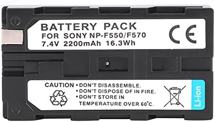 Baterie cu litiu pentru cameră, semi-decodare, NP F550 570, baterie cu litiu de înlocuire pentru camera digitală, Monitor de