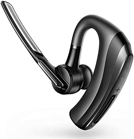 Casca Bluetooth V5.0-Căști Bluetooth cu o singură ureche W/CVC8.0 Zgomotul de anulare a zgomotului pentru conducere/afaceri/birou/centru