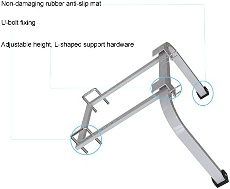 Stabilizator pentru scară pentru jgheaburi de acoperiș cu capace de cauciuc care nu se înnebunesc cu oțel greu extensie de