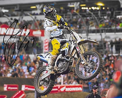 Jason Anderson, Supercross, Motocross, a semnat Autografe 8x10 Foto, COA cu fotografia de probă va fi inclusă).