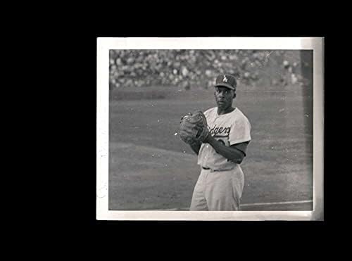 John Roseboro JSA Coa a semnat Vintage 4x5 din 1950 din Los Angeles Dodgers AUTOGRAGH ORIGINAL