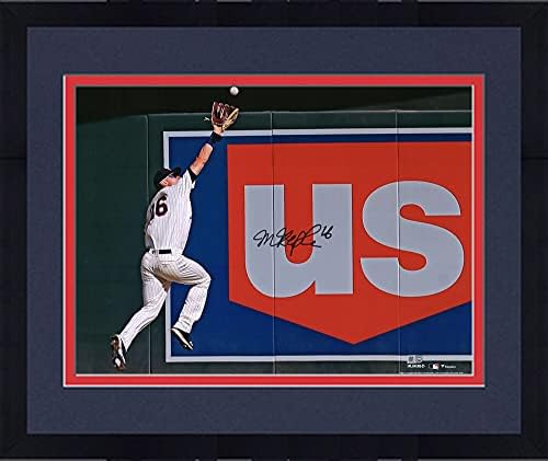 Încadrat Max Kepler Minnesota Twins Autographed 16 x 20 Fotografia de prindere - Fotografii MLB autografate