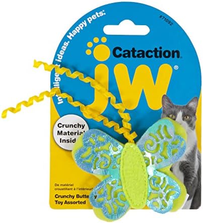 JW Cataction jucărie fluture crocantă, Multicolor