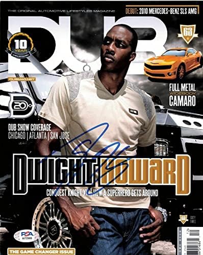 Dwight Howard a semnat 8x10 Foto PSA/ADN ATLANTA HAWKS Autografat - Fotografii autografate NBA