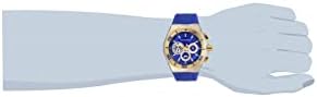 TechnoMarine bărbați Cruise California din oțel inoxidabil cuarț ceas cu curea de silicon, Albastru, 29.1