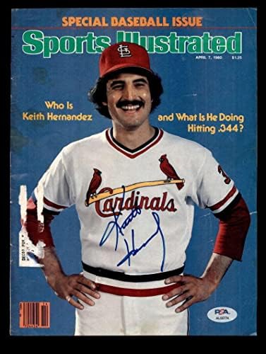 Keith Hernandez PSA ADN semnat 8x10 SI Photo Photo Photo Cardinals - Fotografii autografate MLB