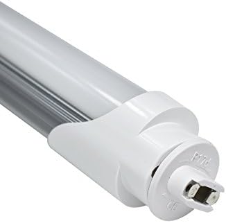Toika 20psc 8ft 40W LED T8 tub de lumină 2400mm R17D, 6500K alb rece, capac lăptos, luminozitate ridicată SMD2835, 25LM / PC 192led / PC - 20buc