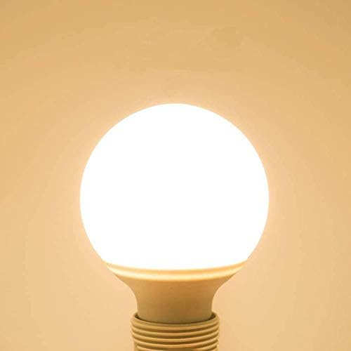 Lxcom iluminat G19 LED bec 5w Glob LED Becuri 50w bec Incandescent echivalent 3000k alb cald E26 / E27 bază pentru baie pandantiv machiaj vanitate lampă, AC85V-265V