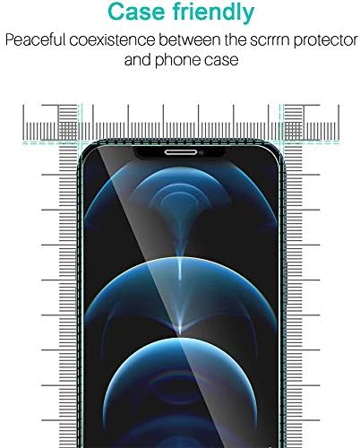Protector de ecran cu sticlă temperată acediar pentru iPhone 12 Pro Max 【6,7 3-pachet】 Protector de ecran de sticlă de înaltă