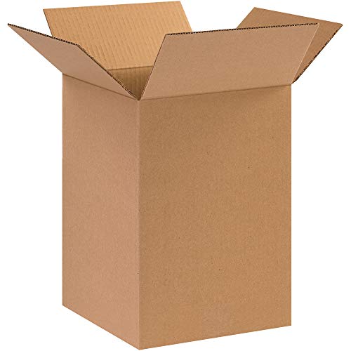 Cutii de carton ondulat de 10 x 10 x 14, Kraft, pachet de 25, pentru transport, Ambalare și Mutare, la alegere consumabile