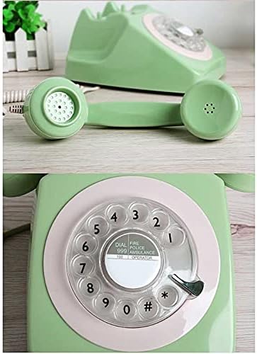 Uxzdx Europe Europe Revolut Dial Vintage Telefon fix Plastic Plastic Home Office Retro Telefon fix