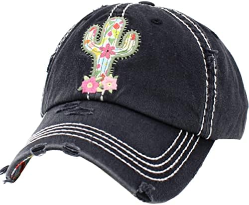 Kbethos Pink Ribbon and Hope Collection Baseball Cap Baseball Distress Tată pălărie spălată Cotton Fashion Truck Twill