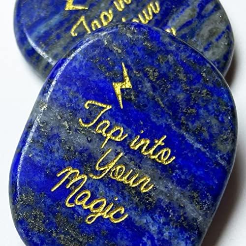 SOLICIEL atingeți-vă cristalul Magic Lapis Lazuli, încurajarea pietrei vrăjitorilor cadouri inspiraționale pentru fanii Harry
