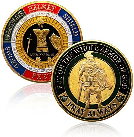 Kanghe American Military Comemorative Coin Armor Armor, Monedă de provocare a armurii cu corp complet, monedă de armură comemorativă