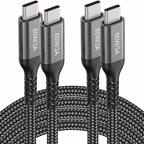 Cablu USB-C 20ft USB-C 60W, un cablu de tip C-C Tip-C Tip-C 2.0, cablu de încărcare USB C pentru MacBook Pro 2020, iPad Air