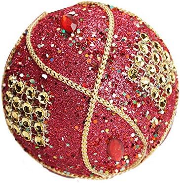 Chrichi Rhinestone Glitter Baubles Balls Xmas Ornament de ornament Decor de 3,15 /1PC -uri