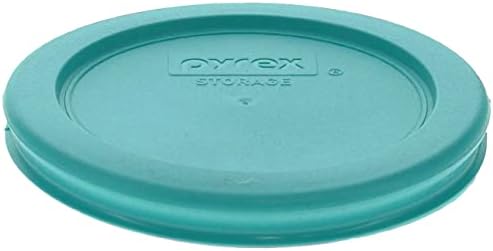 Pyrex 7202-PC turcoaz rotund capac de înlocuire pentru depozitarea alimentelor din Plastic, fabricat în SUA